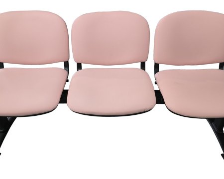 Waiting Room Chairs / Bench Pink. 3 Seater 