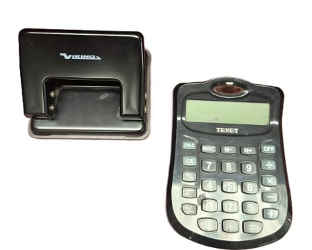 Calculator Or Hole Puncher Priced Individually 