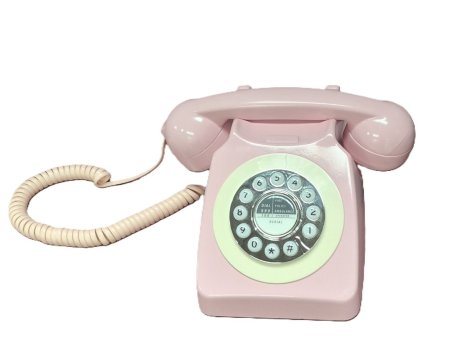 Modified Rotary Phone With Vibrating With Hand Set (Receiver)
