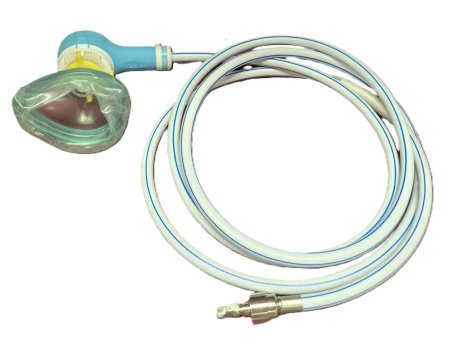 Entonox Breathing Mask & Tubing For Entonox Canister. 