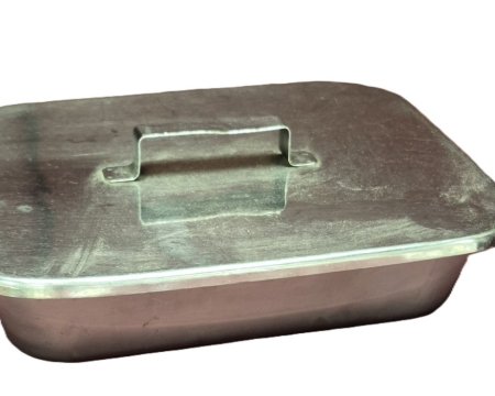 Medium Metal Tray WIth Lid