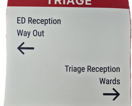Triage Medium Sign