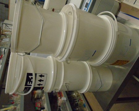 Tubs containers / white various