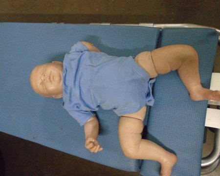 Hand painted baby