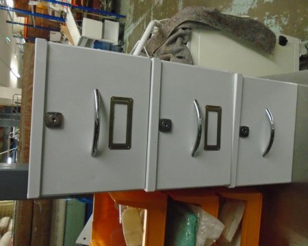 White lock box
