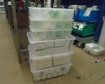 xl clear containers