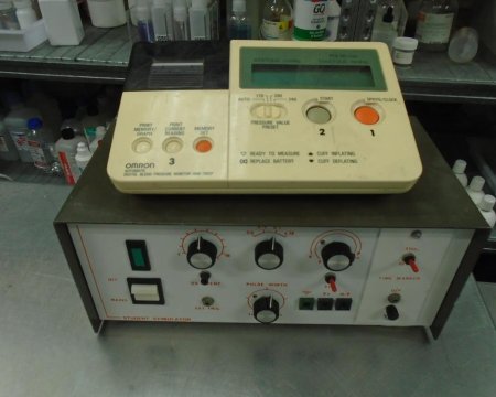 Grey metal BP guage