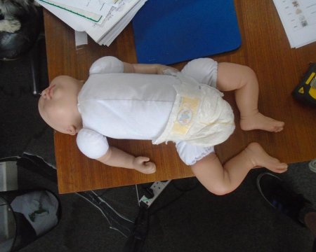 Hand painted baby