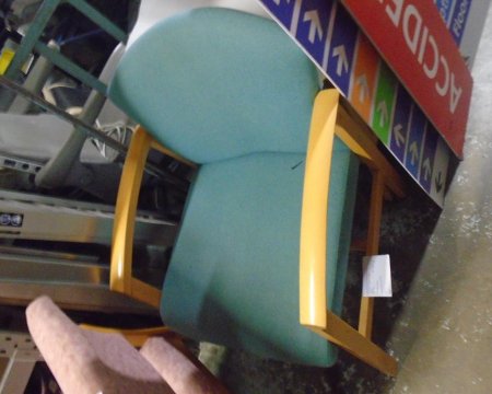 Green visitor chair