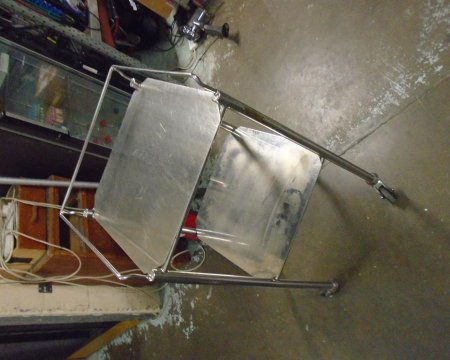 Square Trolley with rail