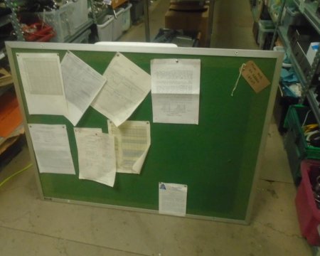 Period notice board 