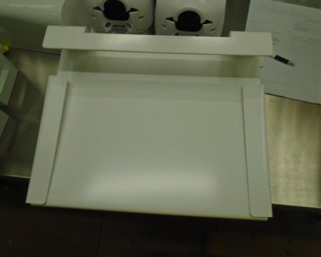White Bed End Rack
