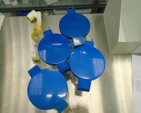Blue Lid Beaker