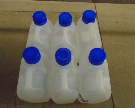 Blue Lid Bottles (Plastic)