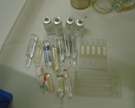 Glass Vials various