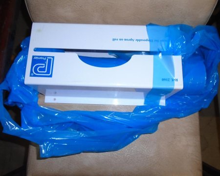 Apron Dispensers / Green Aprons