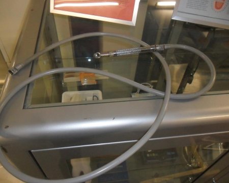 Drill with tube 
