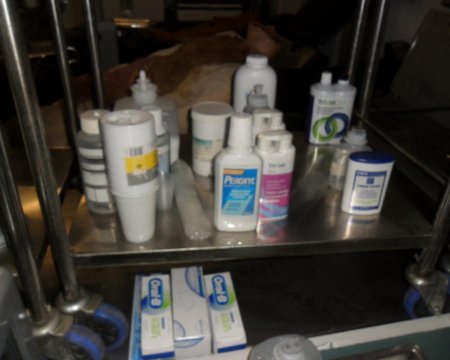 Dental bottles +tooth paste and softs dressing