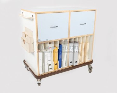 Nurse`s record trolley