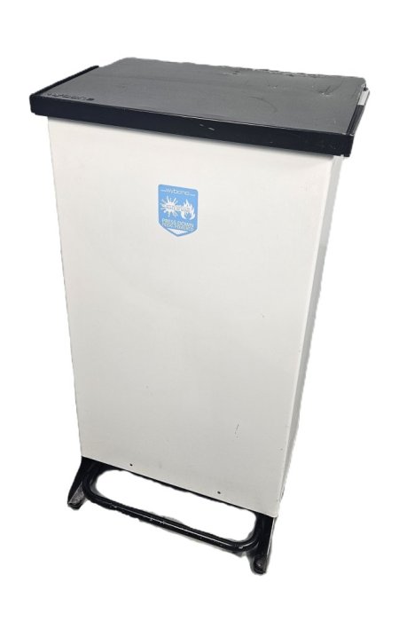 Large Black Hospital Bin