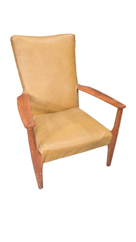Period Cream High Back Chair