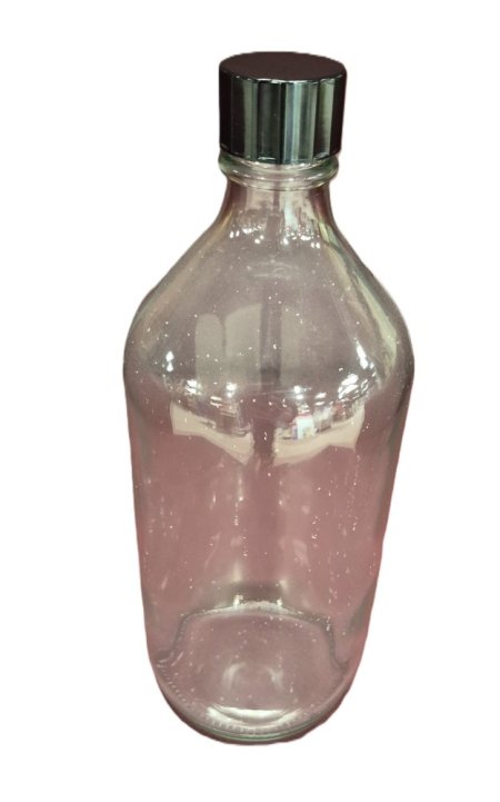 Large Lab Bottle black Top