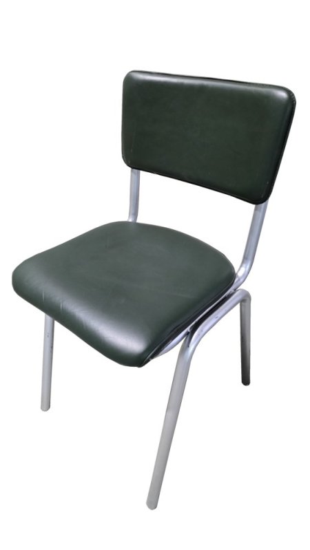 Dark Green Waiting Room Chair