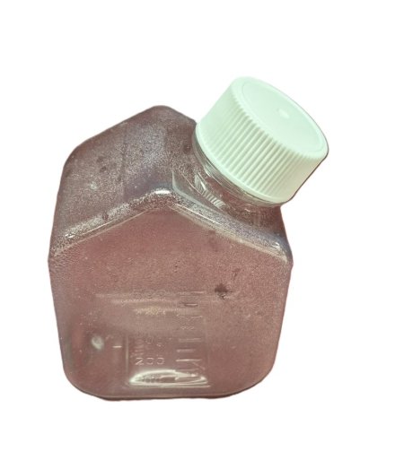 Lab Bottle White Lid