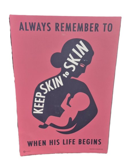 Keep Skin To Skin Poster Large