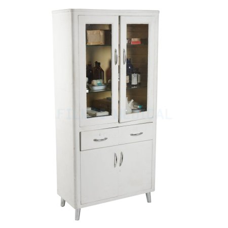 Period Double Fronted Hospital Cabinet dressed
