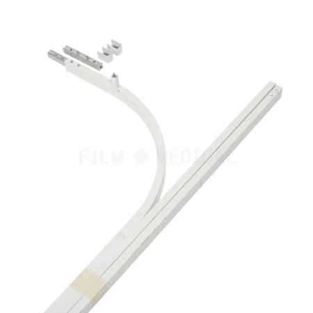 Curtain Rail U shape Tracking 2x wall Brackets 2x Ceiling Brackets Per track