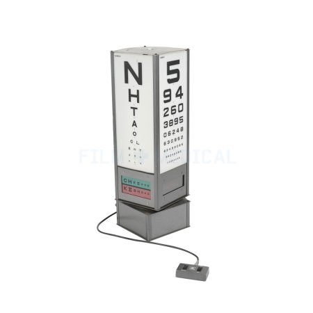 Eye Chart Apparatus Desk Top