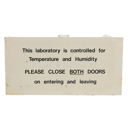 Laboratory is controlled Sign