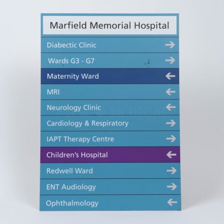 Hospital Sign Diabetic Clinic 