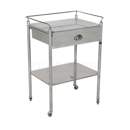 Trolley Grey with Drawer