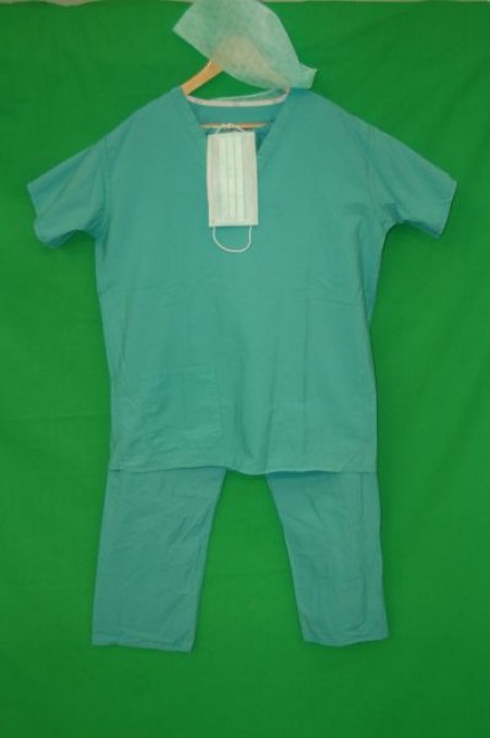 Green Surgical Scrubs Set