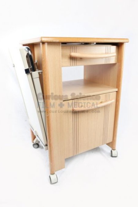 Hospital bed side cabinet