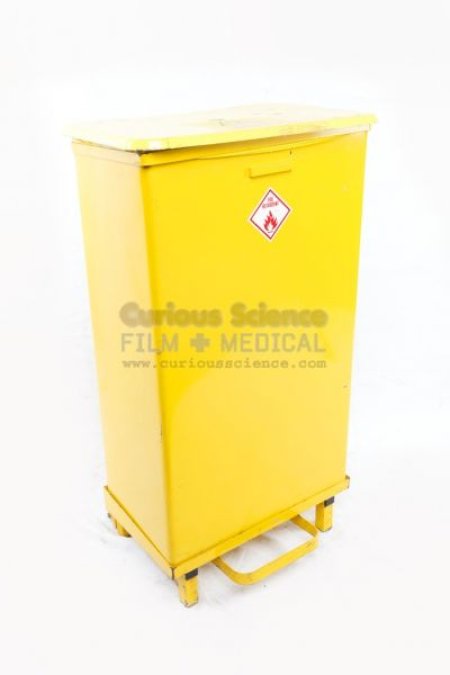 Large hospital waste bin