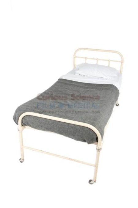 Cream Period Hospital Bed With Mattress