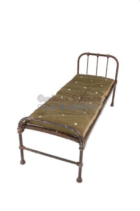 Period Hospital Bed With Mattress   (Linen Priced Separately)	